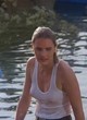 Denise Crosby naked pics - wet tank top and topless