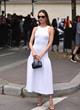 Alessandra Ambrosio serves chic in white at pfw pics