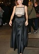 Lily Allen wear crop top and pencil skirt pics