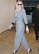Vanessa Kirby looks sleek in gray pantsuit pics