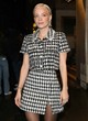 Lily Allen in chic houndstooth ensemble pics