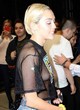 Miley Cyrus naked pics - visible titties in sheer top
