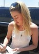 Amber Heard naked pics - see-through top, nude titties