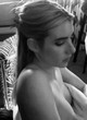 Emma Roberts naked pics - shows her breast, makeup