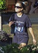 Rita Ora out in oversized t-shirt pics