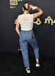 Miley Cyrus posing in crop top and jeans pics