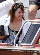Emma Watson takes a ride in a water taxi pics
