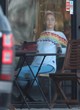 Miley Cyrus seen in coffee shop in la pics
