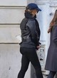 Emma Watson seen out in paris in all-black pics