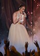 Jennifer Lopez in wedding dress on stage pics