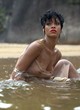 Rihanna naked pics - posing in wet dress, vogue