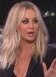 Kaley Cuoco shows her cleavage in blazer pics