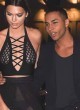 Kendall Jenner naked pics - night out in paris, shows tits
