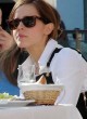 Emma Watson seen during lunch in madrid pics