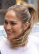 Jennifer Lopez rocks a t-shirt and jeans pics