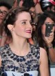 Emma Watson wear striking blue mini dress pics