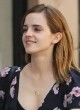 Emma Watson out in chic floral dress pics