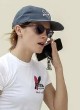 Emma Watson looks casual for padel game pics