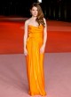 Anna Kendrick in vibrant orange dress pics