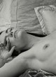 Emma Stone naked pics - black and white scene, boobs