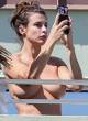 Elisabetta Canalis naked pics - caught topless