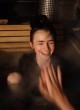 Lily Collins naked pics - nude in hot tub