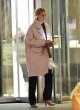 Jennifer Lawrence elegant, leaving restaurant pics