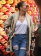 Jennifer Lopez casual chic look for shopping pics
