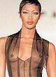 Naomi Campbell naked pics - sexy and almost nude on podium