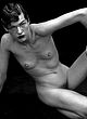 Milla Jovovich naked pics - nude black&white scans
