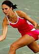 Anastasia Myskina on the tennis court pics