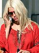 Jessica Simpson in jeans and red blouse pics