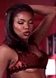 Gabrielle Union naked pics - red lingerie movie caps