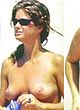Rachel Hunter naked pics - paparazzi topless shots