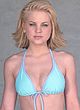 Kirsten Storms posing in blue and red bikini pics