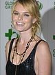 Kate Bosworth posing in short black dress pics