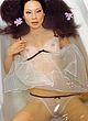 Lucy Liu naked pics - see thru lingerie posing pics