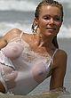 Nell McAndrew wet see thru & nude beach pics pics