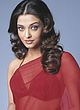 Aishwarya Rai posing in red photocall pics