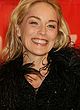 Sharon Stone black dressed paparazzi photos pics