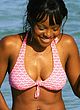 Keisha Buchanan caught in bikini on a beach pics