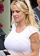 Pamela Anderson slight pokies in white shirt pics