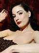 Dita Von Teese naked pics - nipple slip & sexy photos