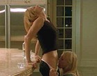 Peta Wilson kisses passionatly with blond clips
