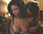 Thandie Newton exposes tits and pussy clips