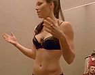 Jessica Biel teasing in black lingerie clips