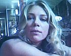 Peta Wilson flashes pussy while strips videos