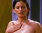 Courteney Cox nude & caresses her tits clips