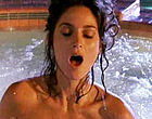 Carrie Anne Moss completely naked in a pool nude clips