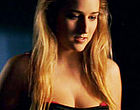 Leelee Sobieski looks sexy in leather lingerie clips